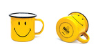 Emalj Mugg Smiley