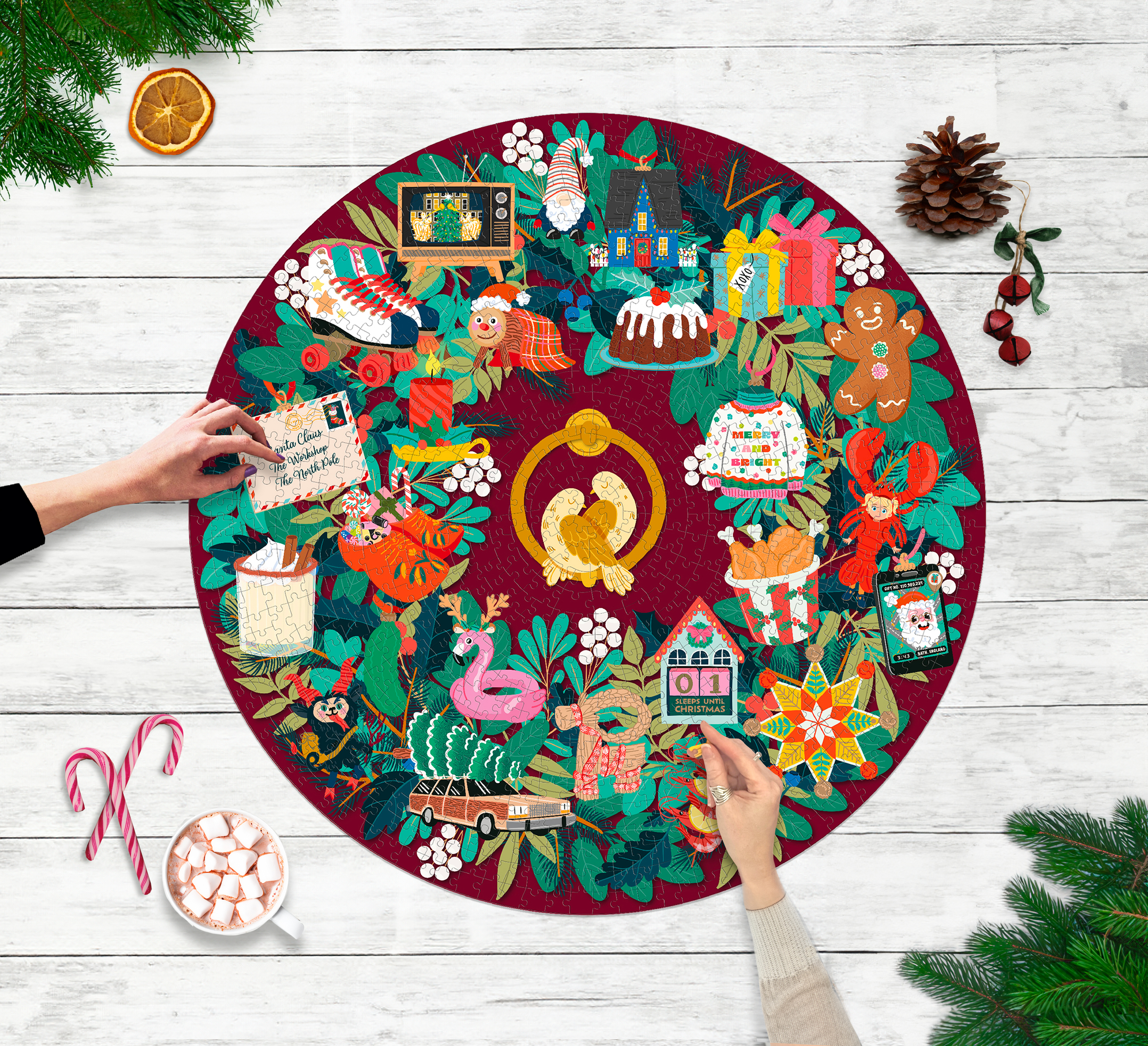 Christmas Countdown 1000-Piece Jigsaw Puzzle