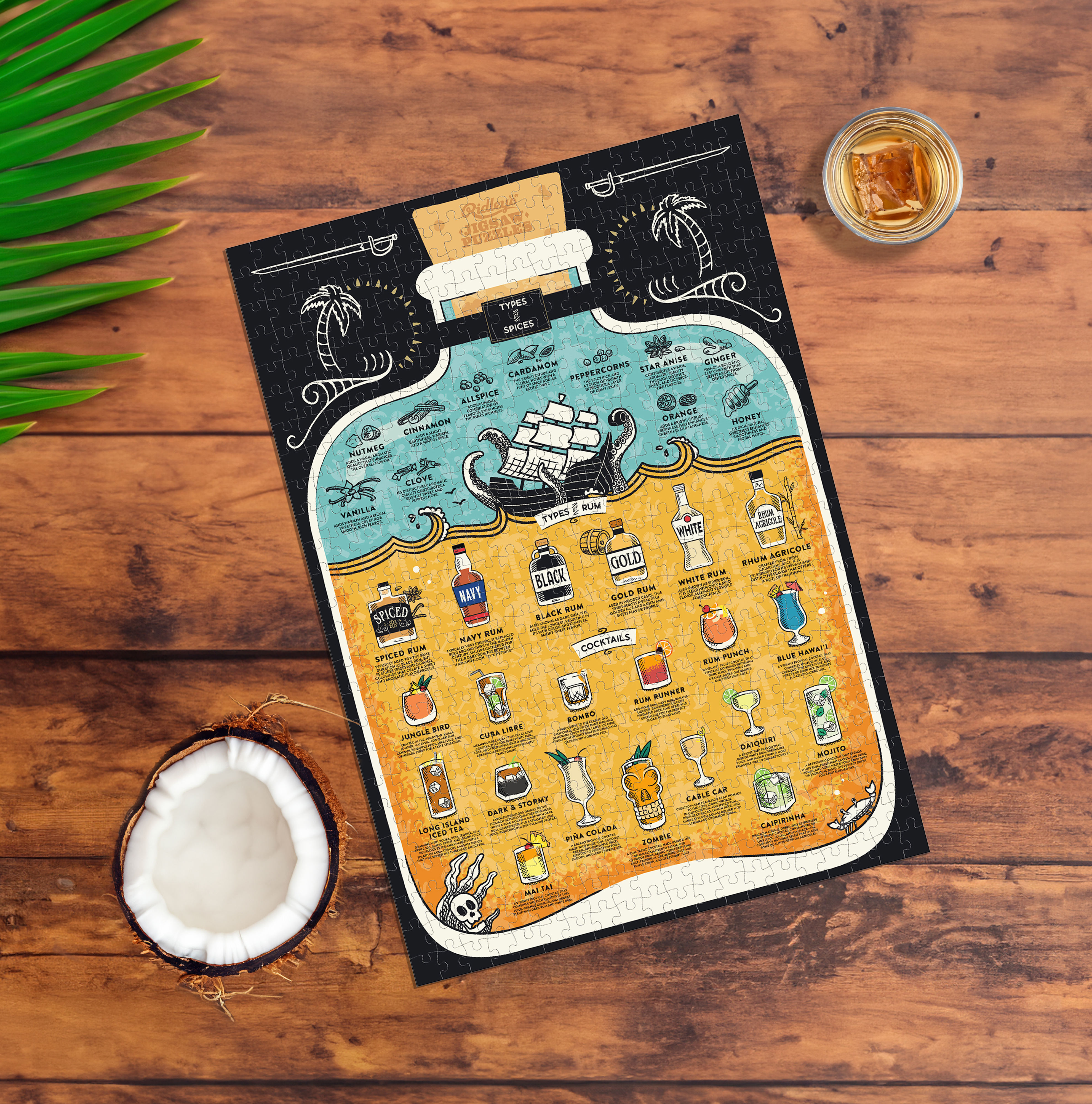 Rum Lover's 500-piece Jigsaw Puzzle
