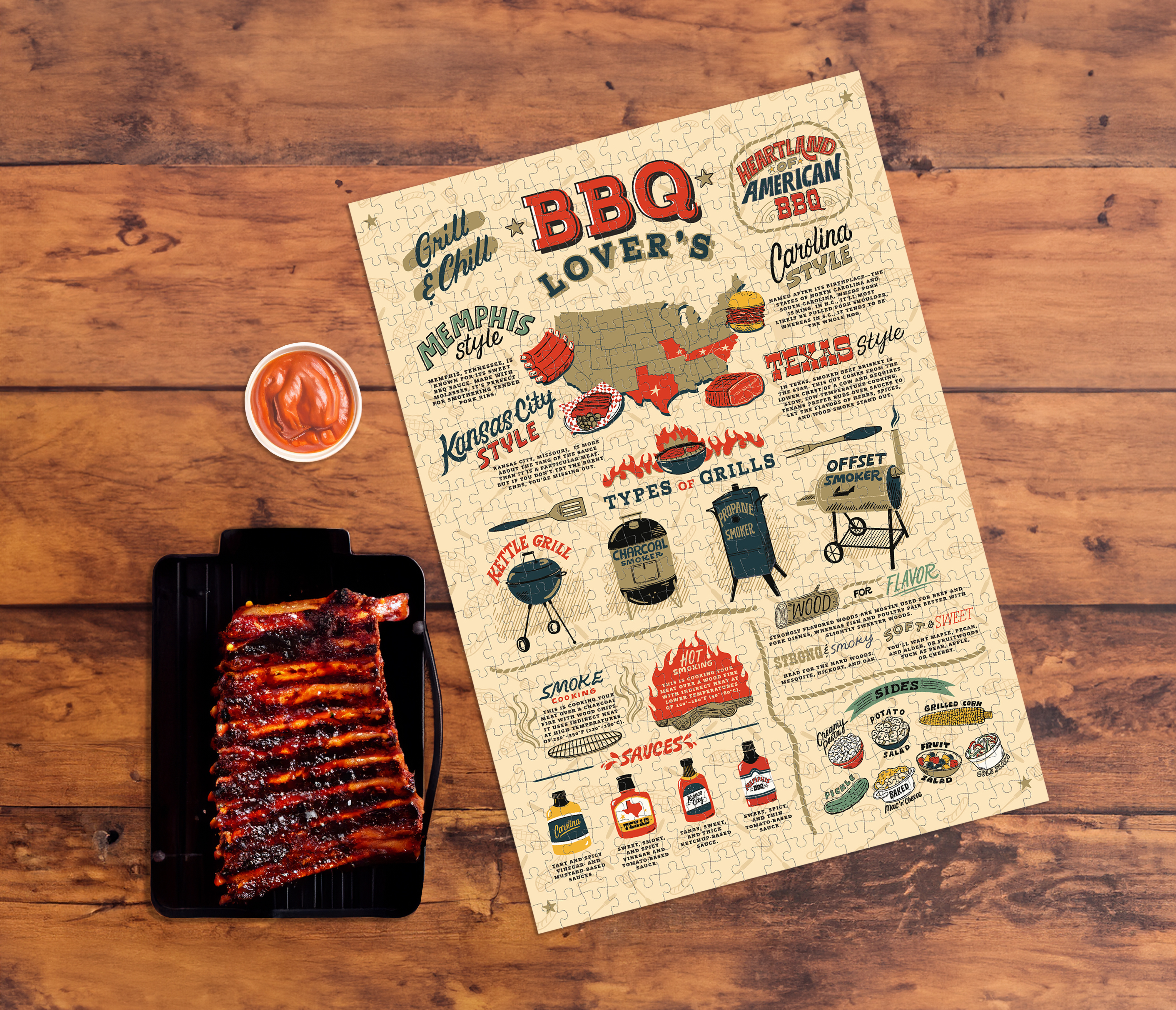 BBQ Lover's 500-piece Jigsaw Puzzle