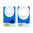 Skrivbordsspel Kasta Bajs  (poonami)