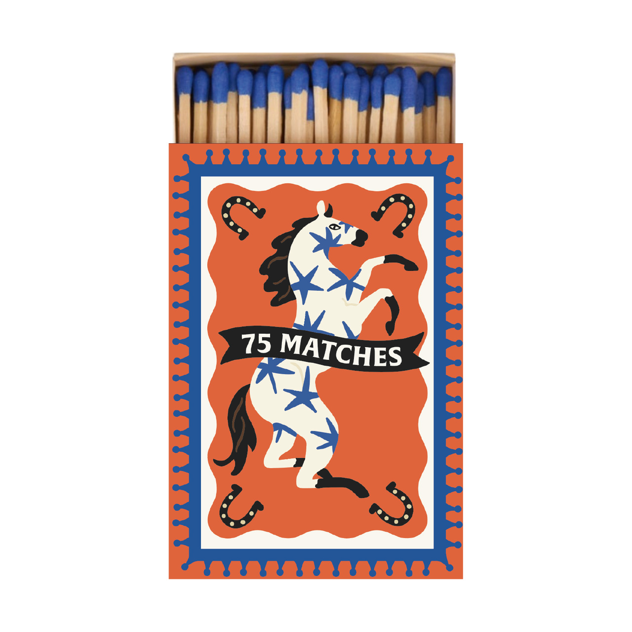 Tändstickor Adopo Häst, Blå