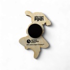 Magnet i Trä Pippi Långstrump