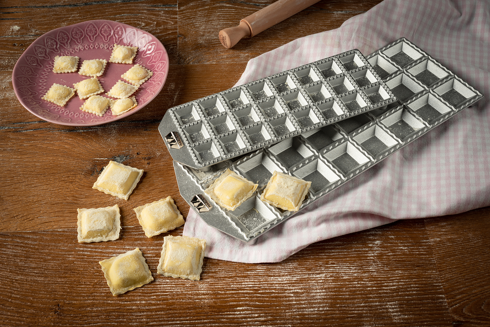 Marcato Ravioliplåt Square 24 st