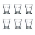 La Rochère Vattenglas Abeille 6 st