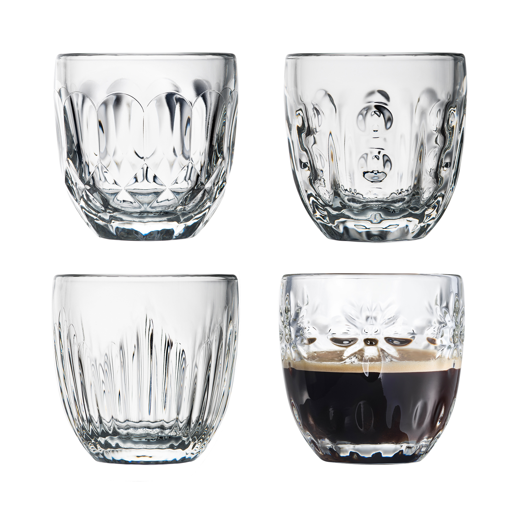 La Rochère Espresso Glass Troquet Gift Set, 4 pcs