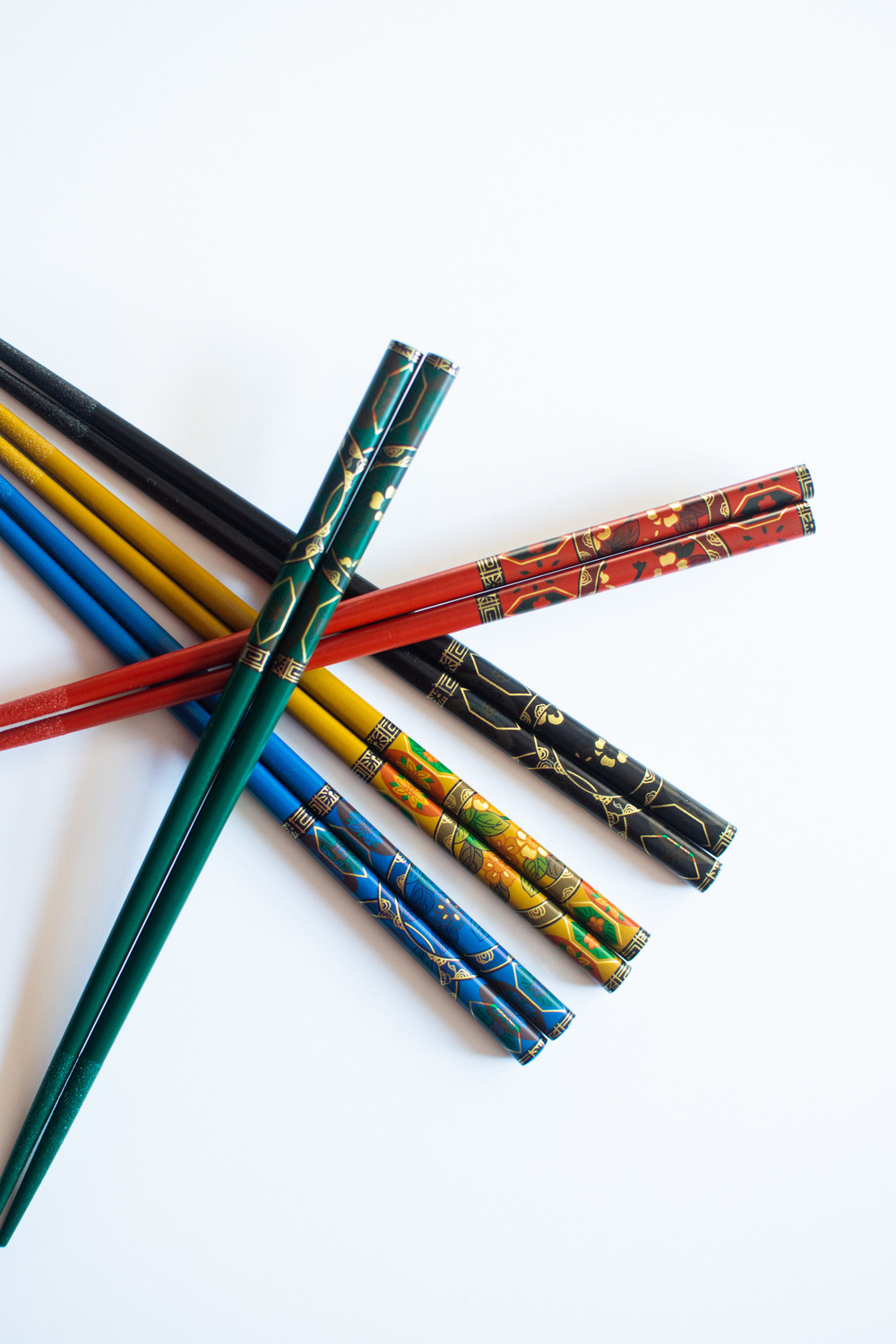 Kawai Chopsticks Susutake-Komon Japanese Decor 5 pairs