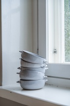 Heirol x Nosse Skål med Handtag Svelte Stone 12 cm