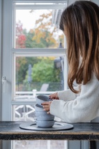 Heirol x Nosse Skål med Handtag Svelte Stone 12 cm