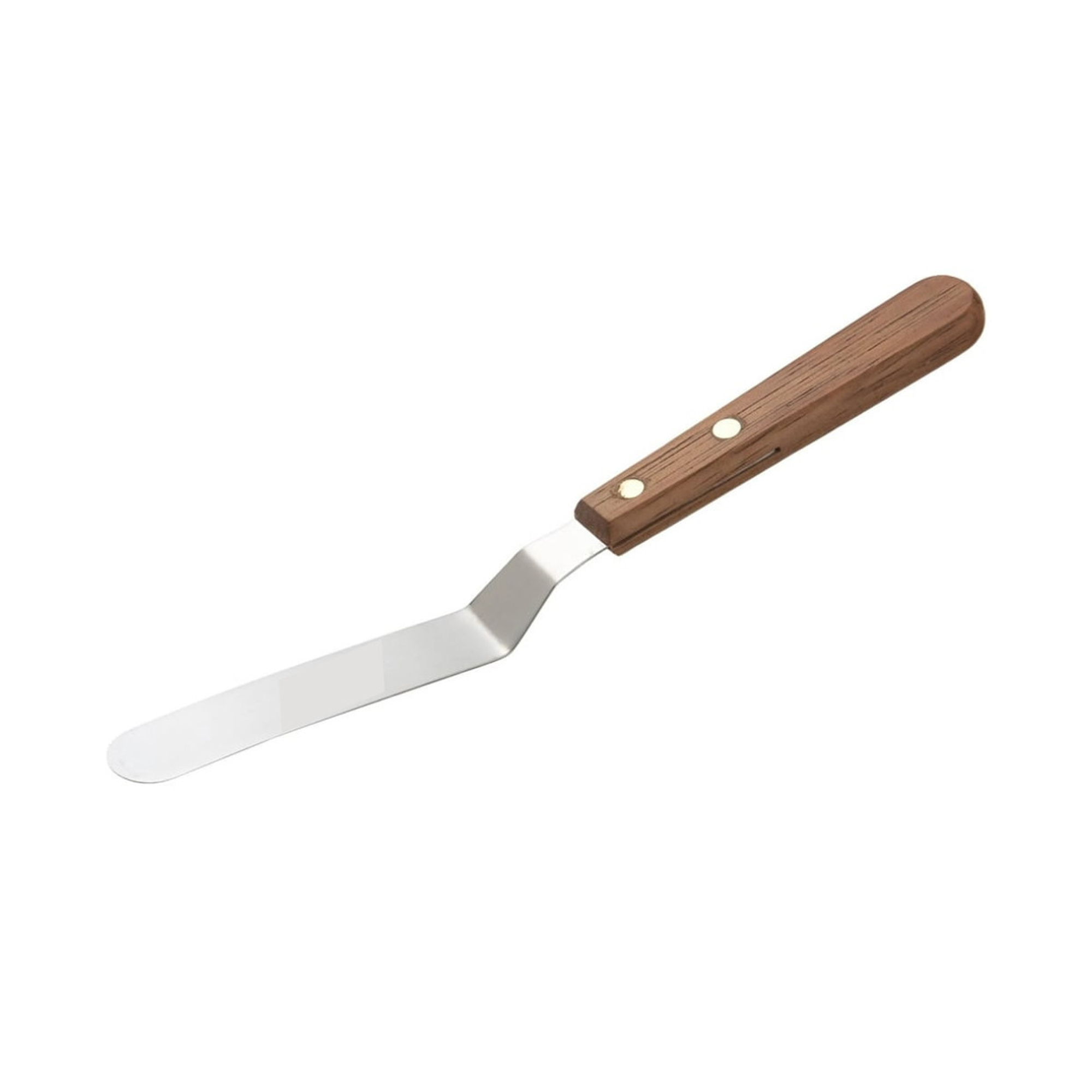 Heirol Angled Palette Knife Stainless Steel and Rosewood