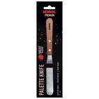 Heirol Vinklad Palettkniv Rostfritt Stål och Rosenträ