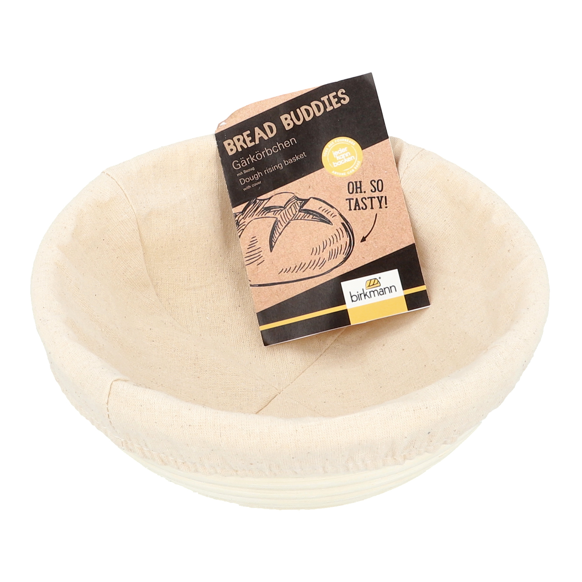 Birkmann Proofing Basket Round with Cotton Cloth 20 cm