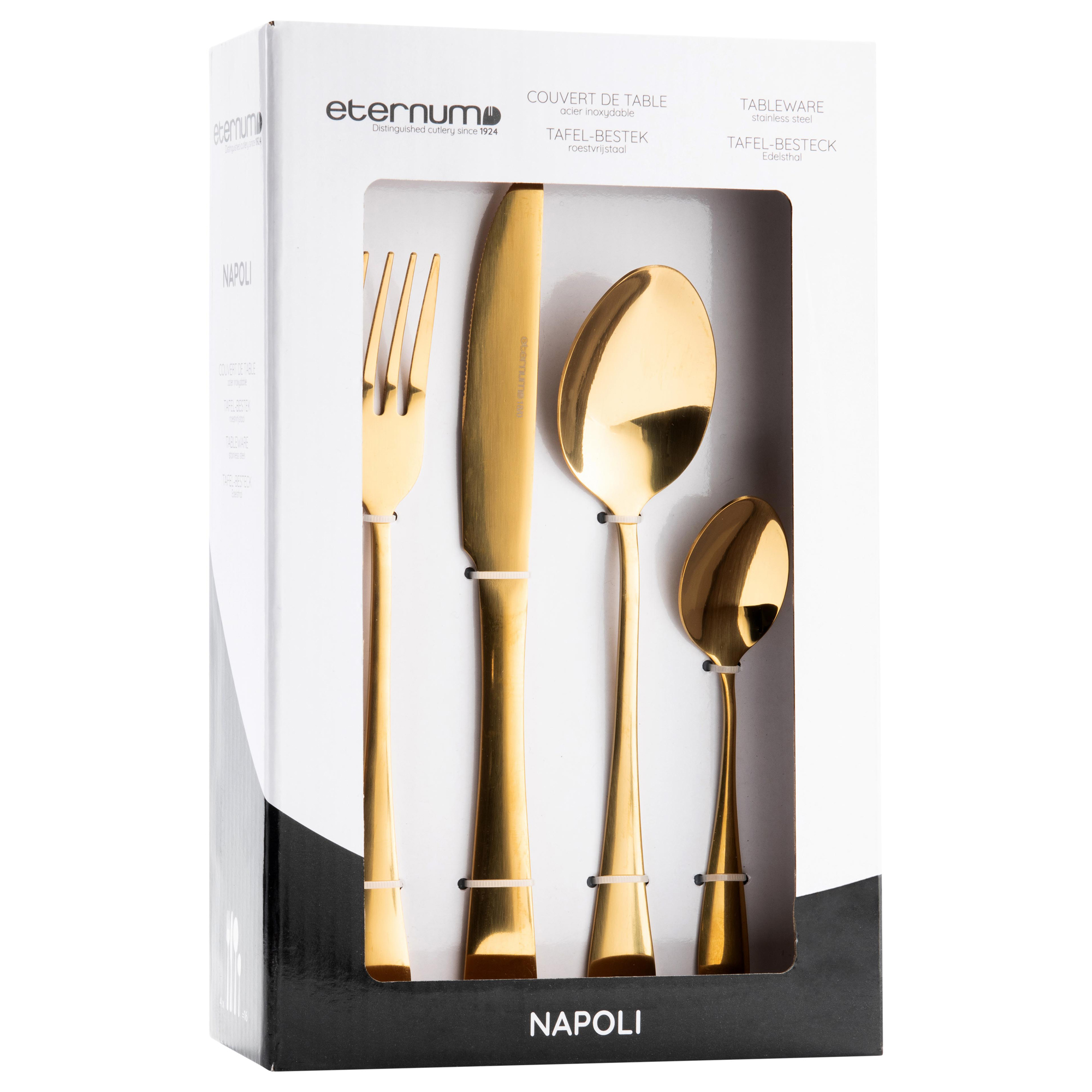 Eternum Bestickset Napoli Guld 16 delar
