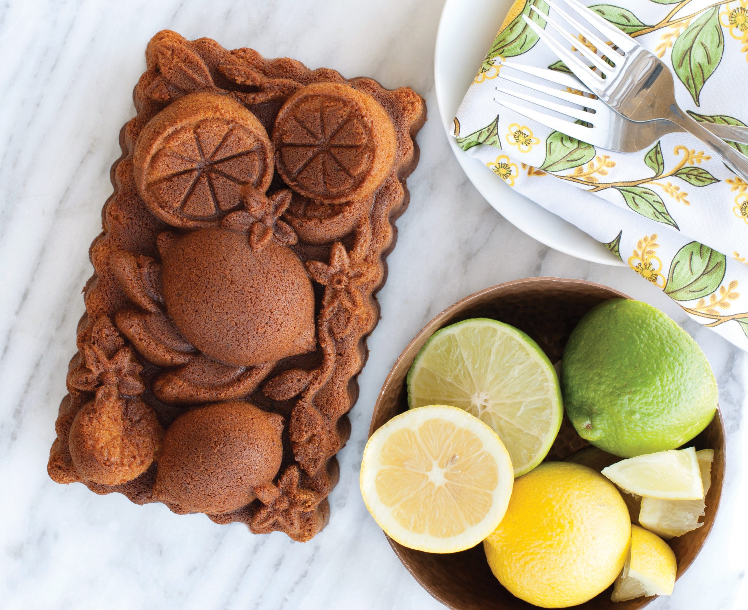 Nordic Ware Citrus Blossom Loaf Pan