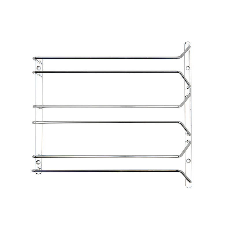 Hippie de Luxe Glass Rack 3 Rows Silver