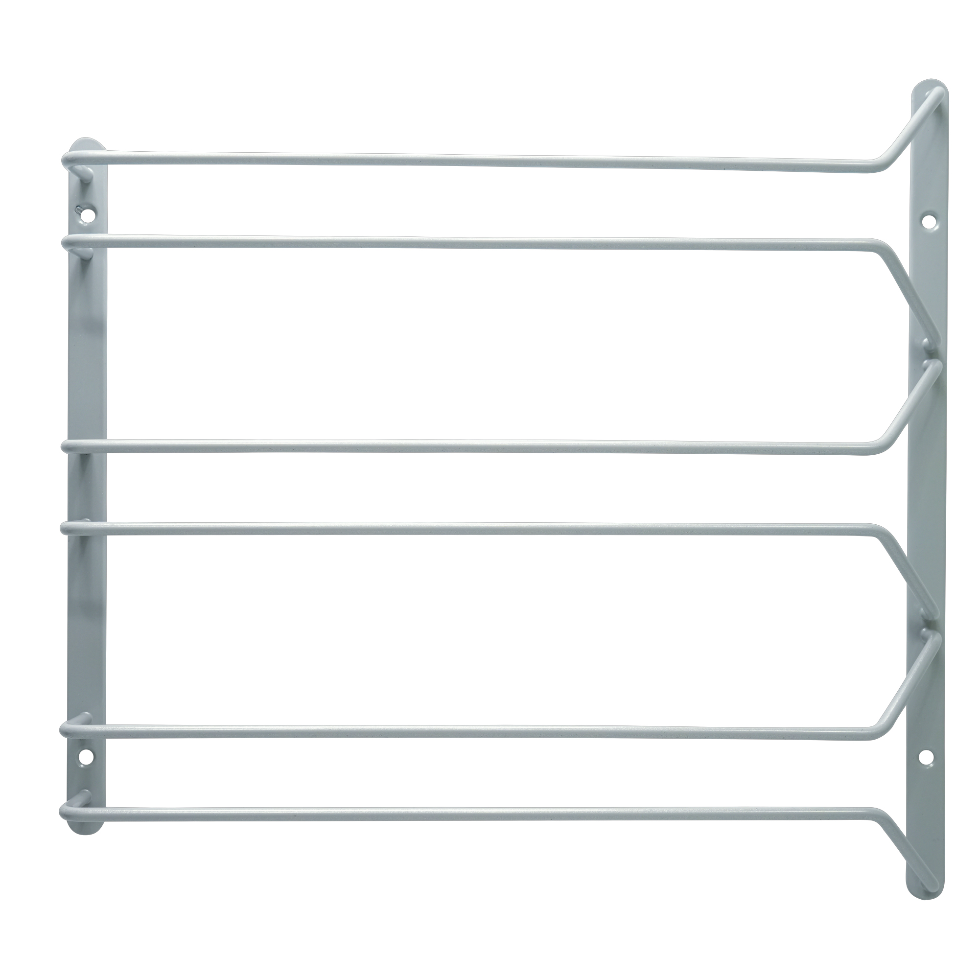 Hippie de Luxe Glass Rack 3 Rows Silver