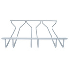 Hippie de Luxe Glashängare 3 Rader Silver