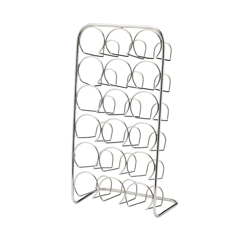 Hippie de Luxe Spice Rack 18 Jars Chrome