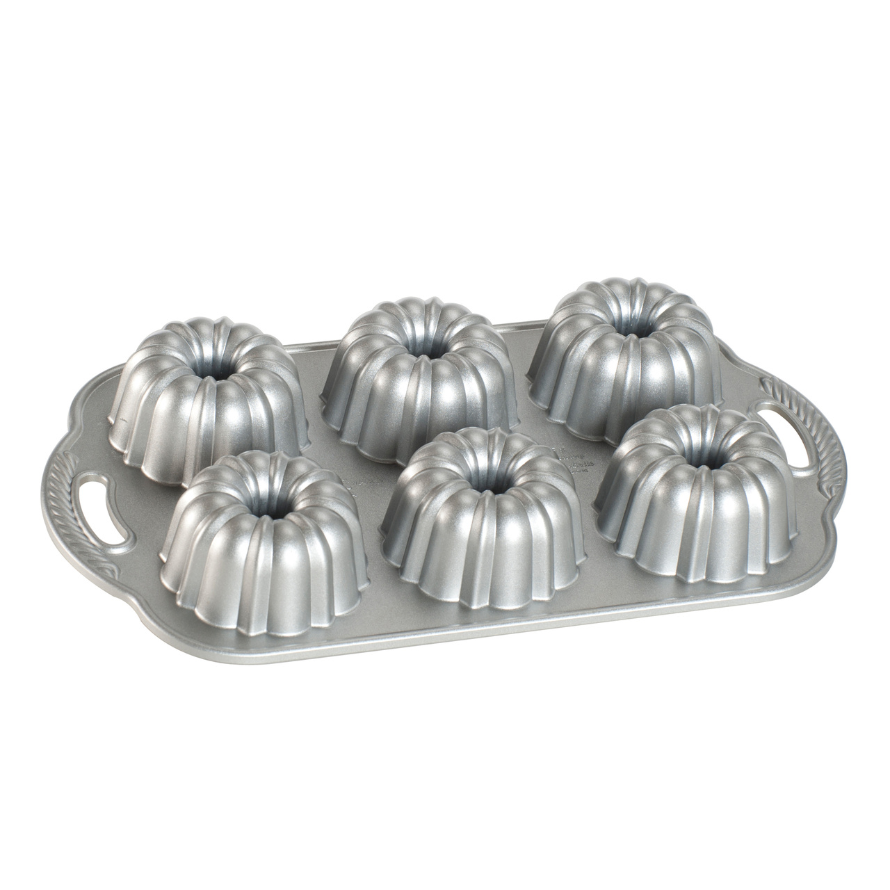 Nordic Ware Anniversary Bundtlette Pan Silver *
