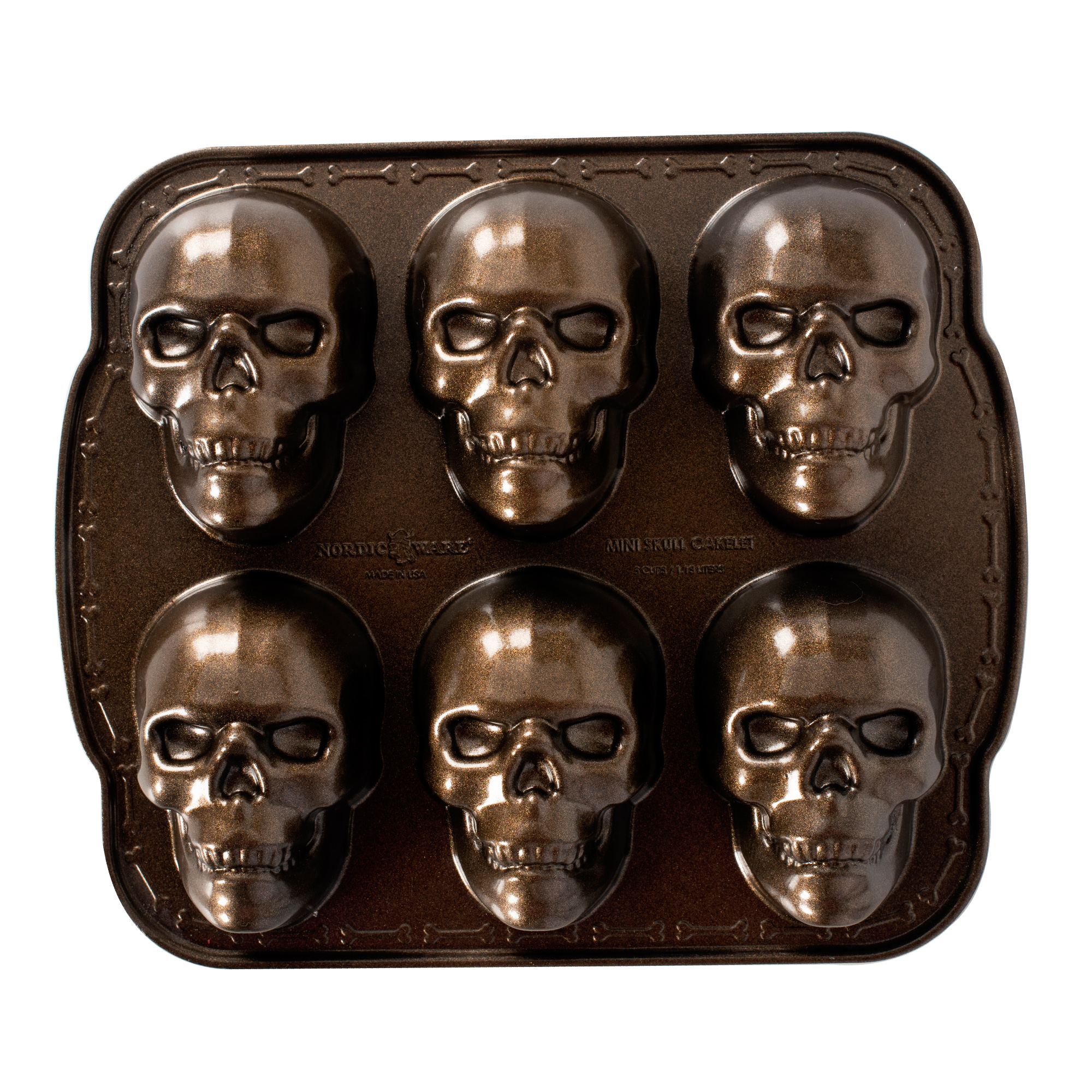 Nordic Ware Haunted Skull Cakelet Pan