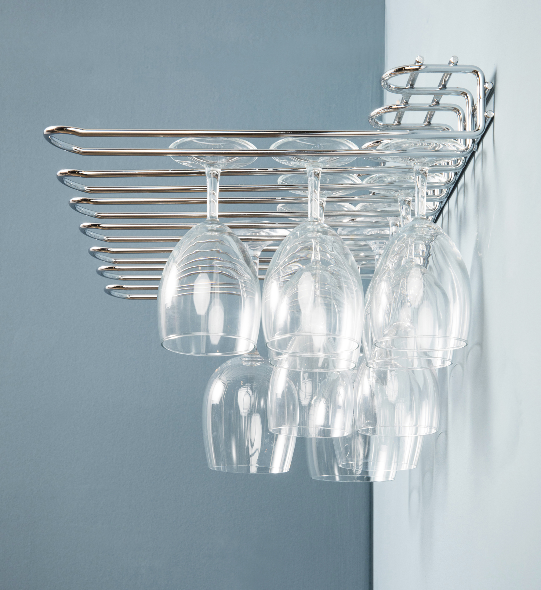 Hippie de Luxe Glashängare 6 Rader Krom