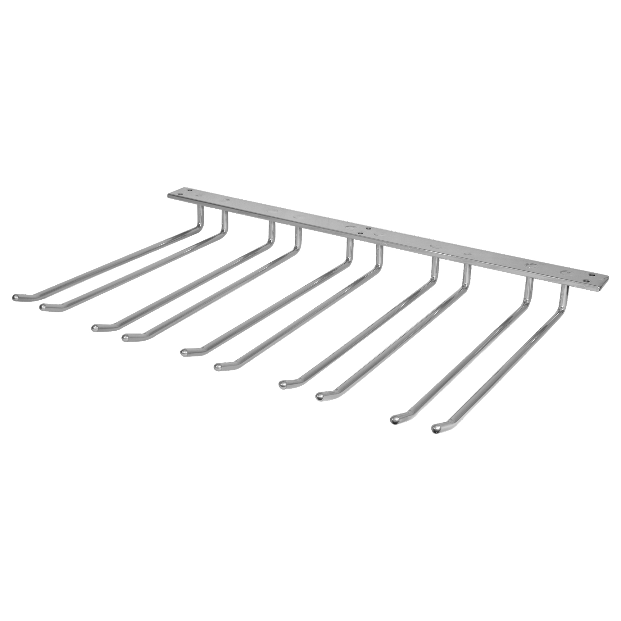 Hippie de Luxe Glass Rack 15 Glasses Silver Ceiling