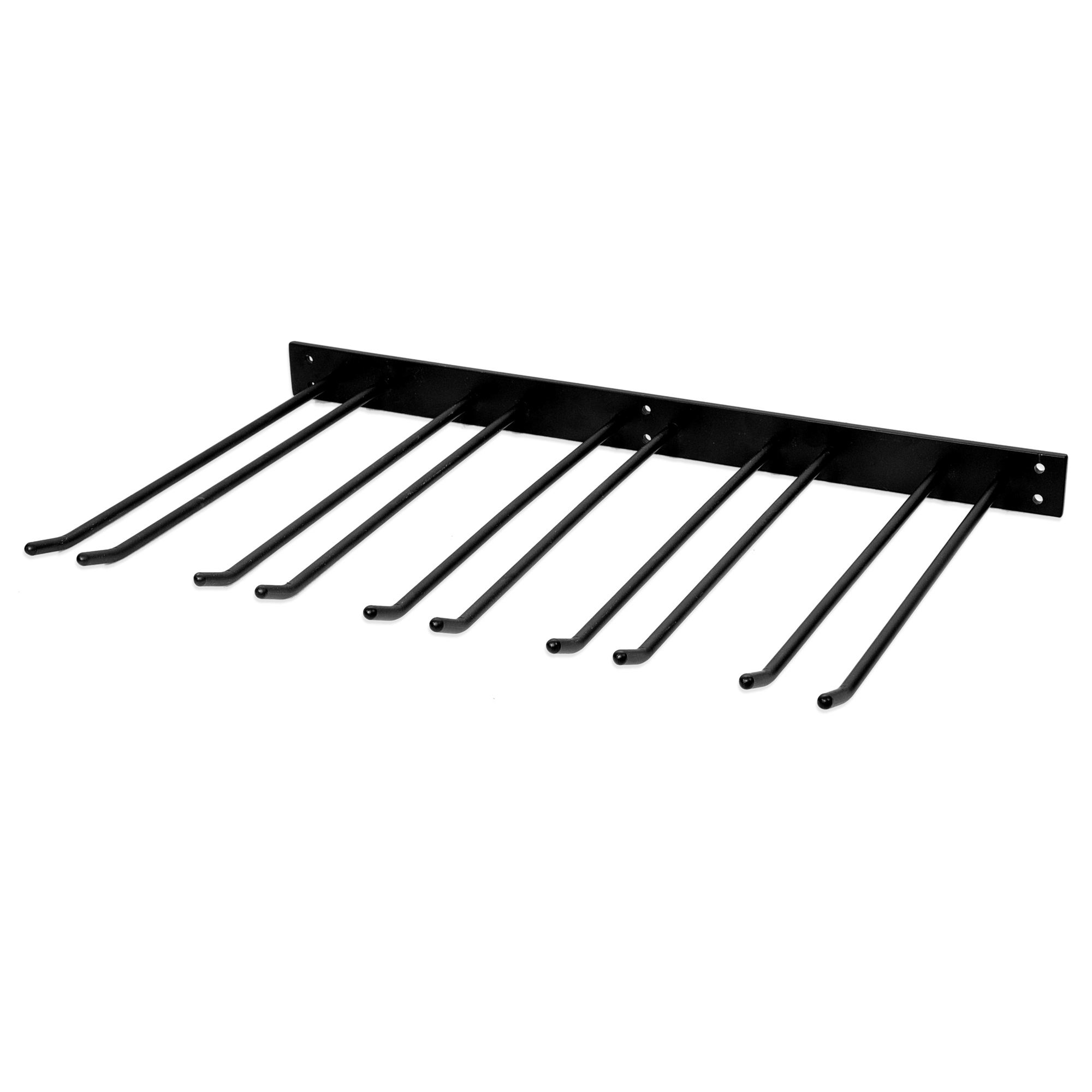 Hippie de Luxe Glass Rack 15 Glasses Black Wall