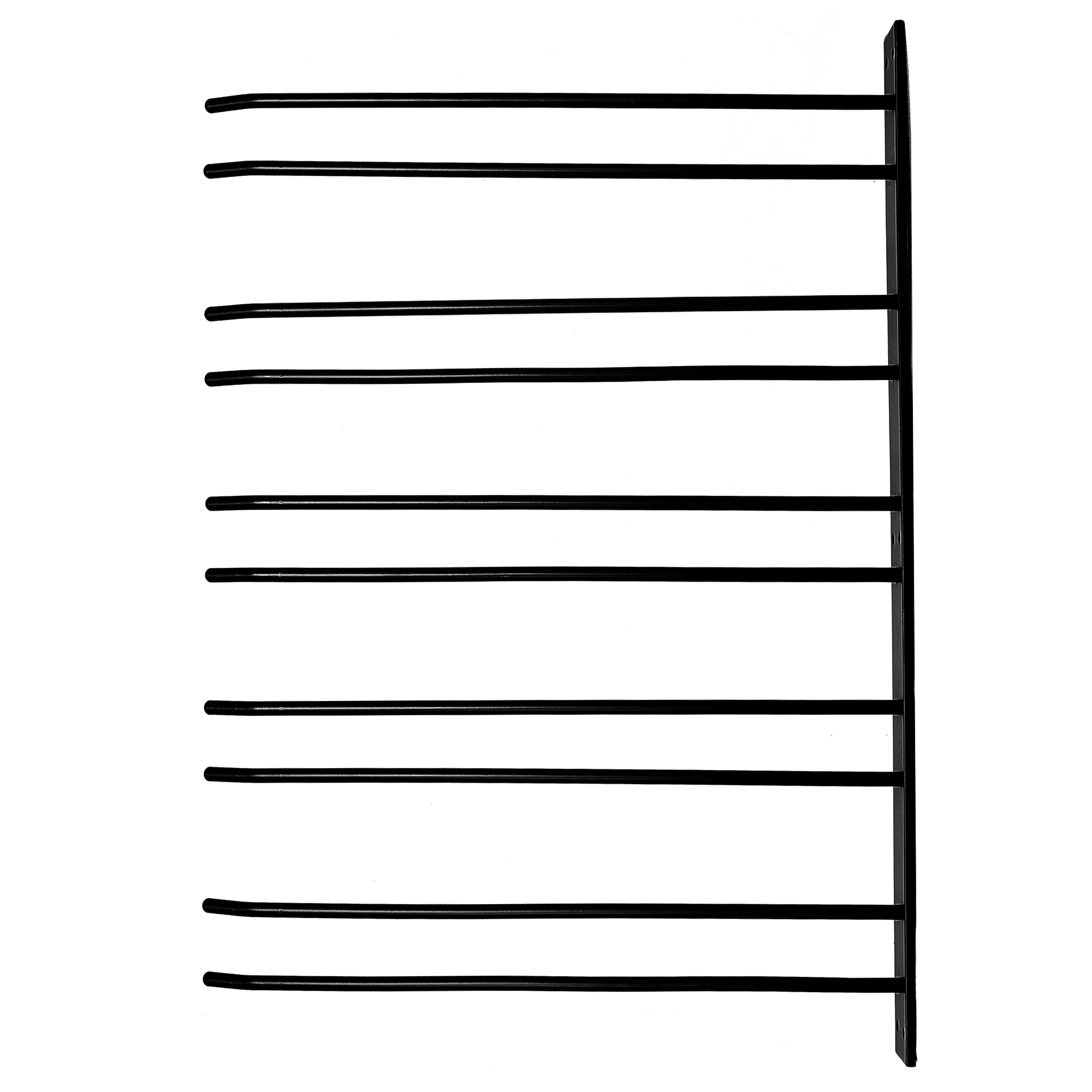 Hippie de Luxe Glass Rack 15 Glasses Black Wall