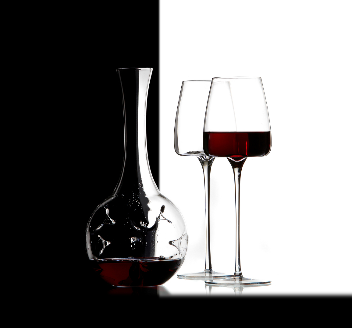 Zieher Gåvoset Dekanterare Eddy Mini och Vinglas Vision Straight 2 st