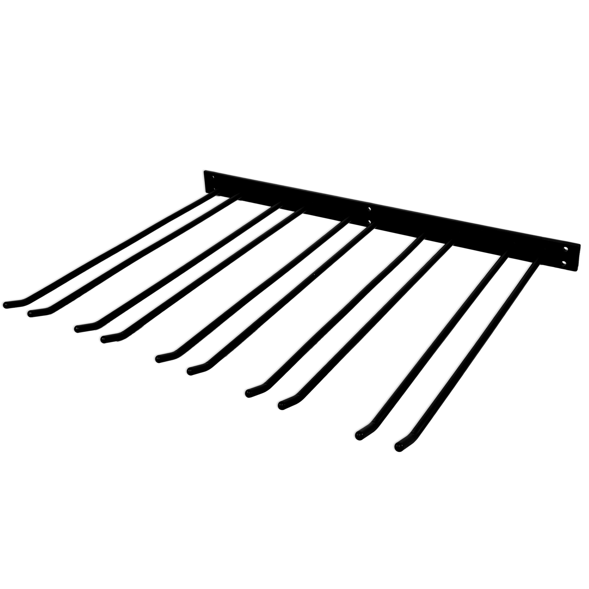 Hippie de Luxe Glass Rack 20 Glasses Black Wall