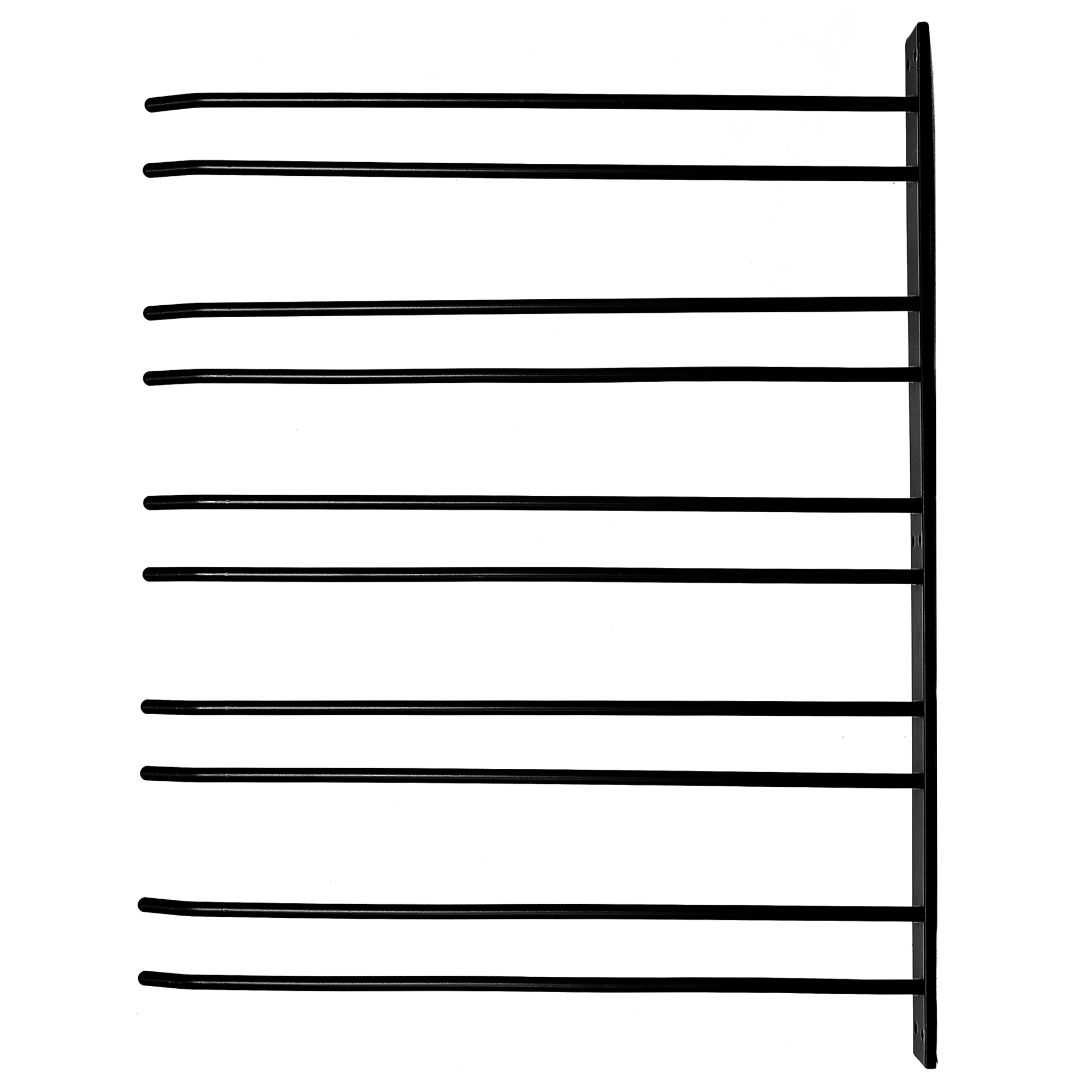 Hippie de Luxe Glass Rack 20 Glasses Black Wall