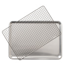 Nordic Ware Naturals® Half Sheet Bakplåt med ugnssäkert grillgaller