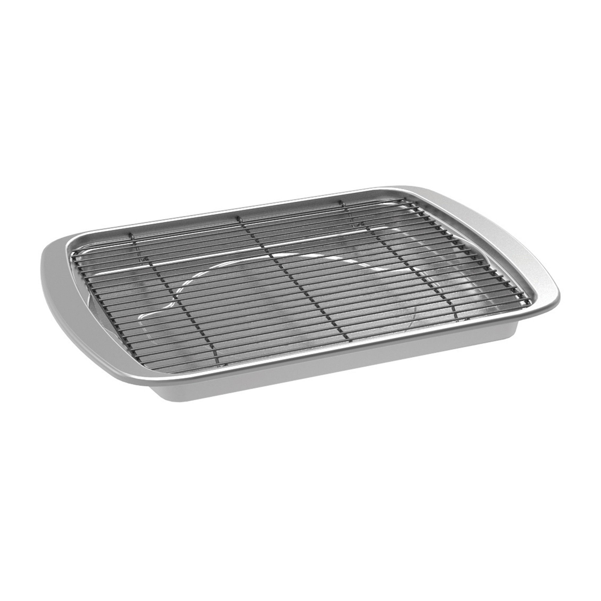 Nordic Ware Naturals® Large Cooking Tray Baking Tray with Oven-Safe Grill Grate