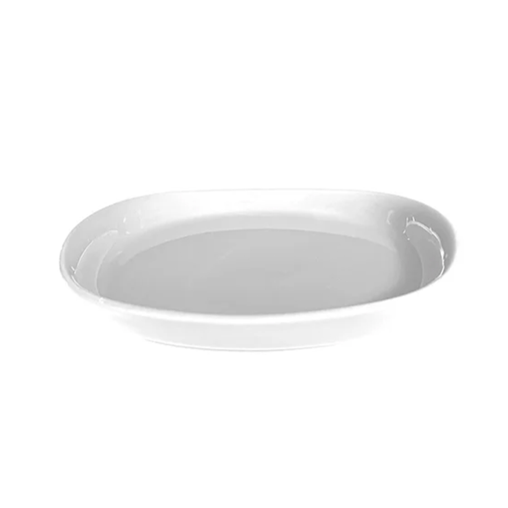 Cookplay Naoto liten assiett glaserad vit 13,3x26x2,4cm
