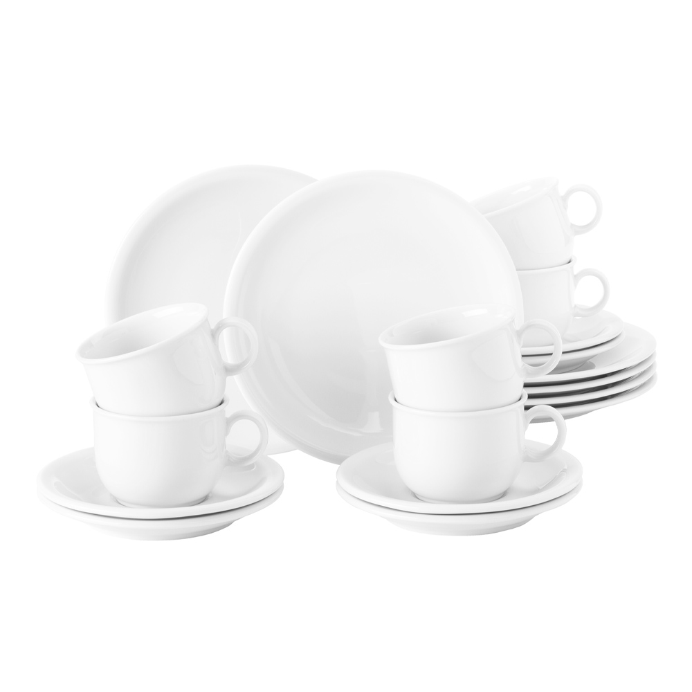 Seltmann Kaffeservis Compact Vit 18 delar