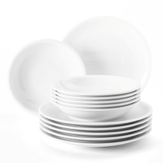 Seltmann Middagsporslin Compact Vit 12 delar