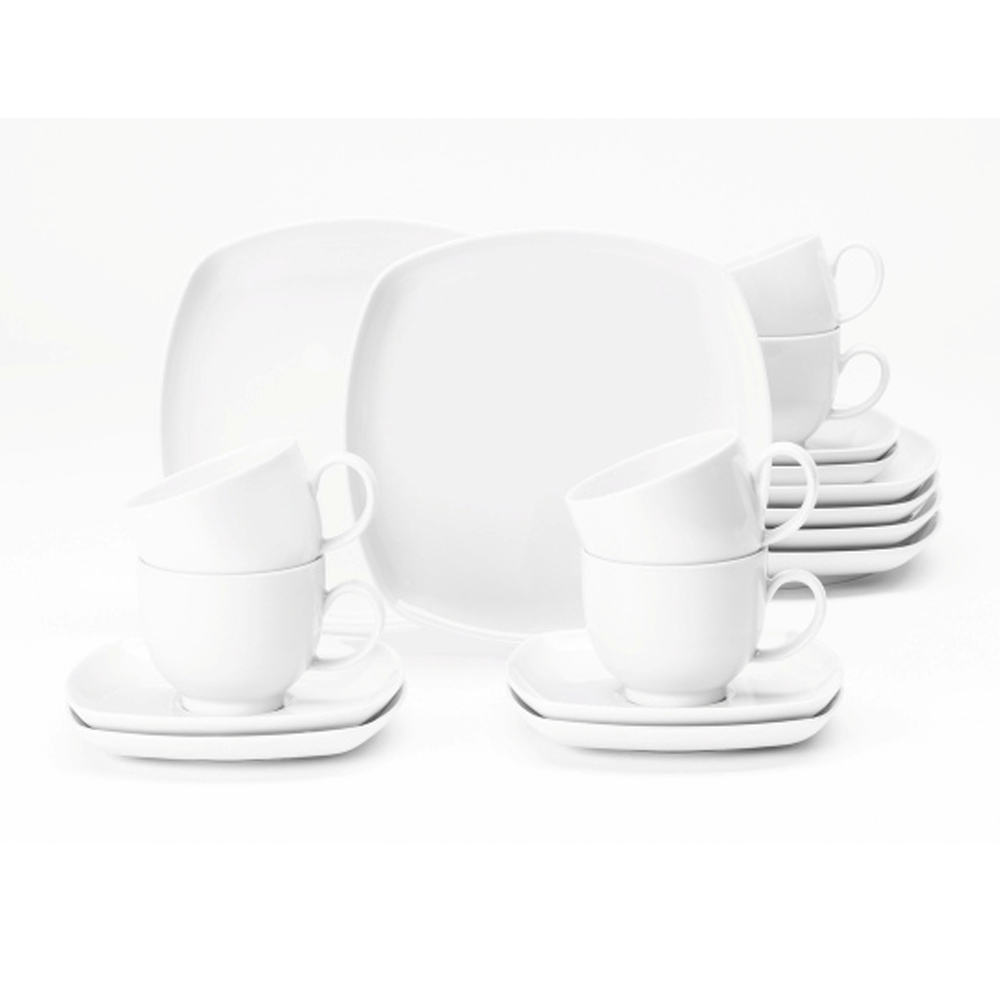 Seltmann Kaffeservis Rektangulärt Lido 18 delar