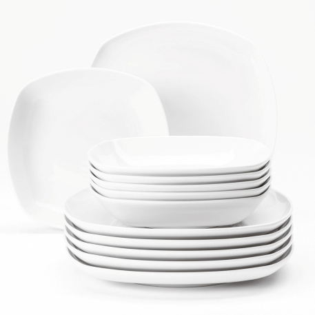 Seltmann Middagsporslin Rektangulärt Lido 12 delar