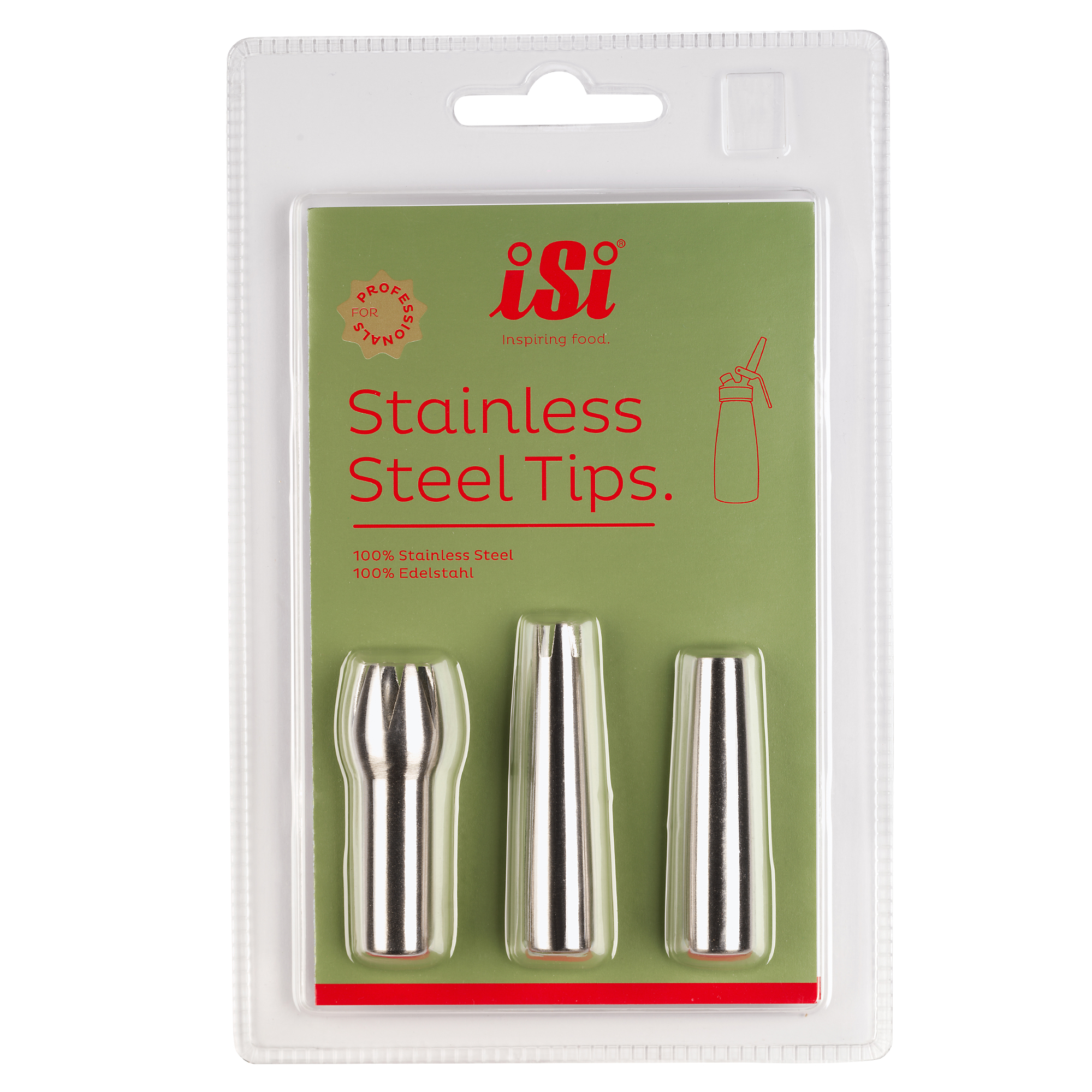 iSi Rostfria Tyllar till Sifon 3 st