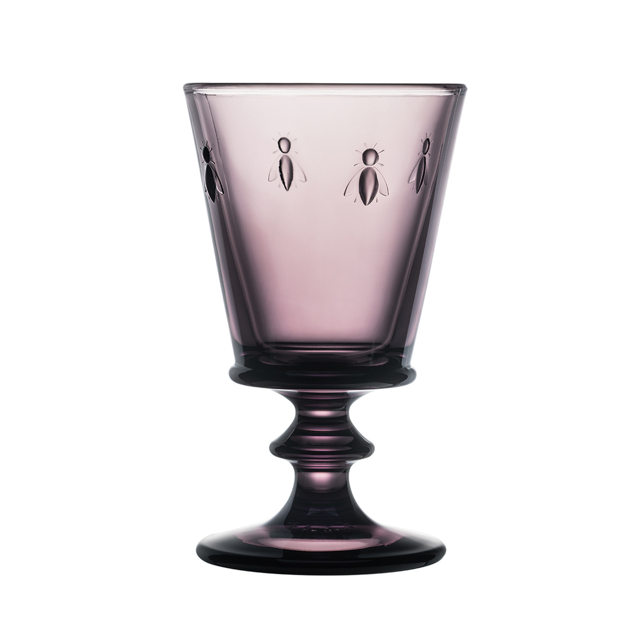 La Rochère Vinglas Abeille Aubergine 6 st