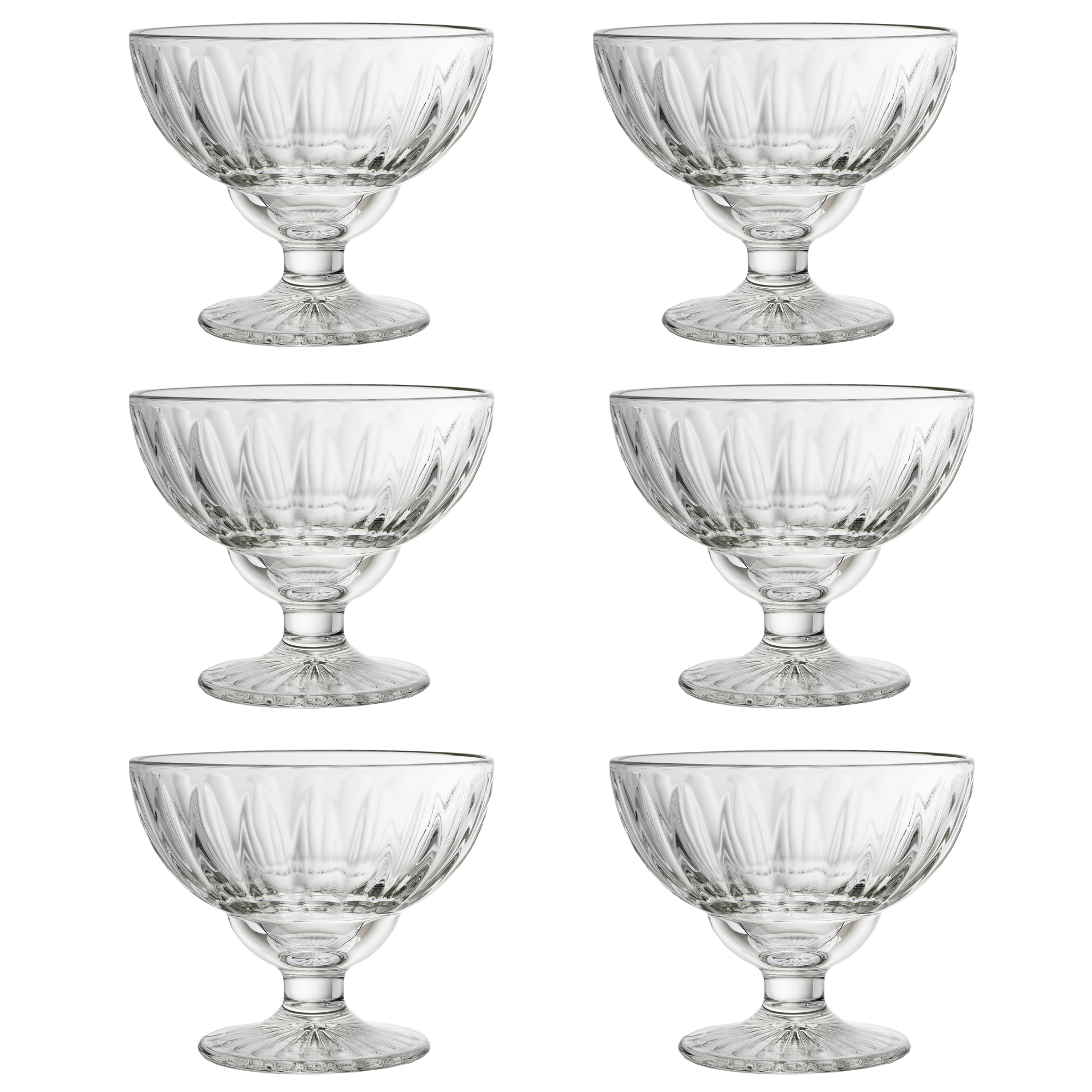 La Rochère Skål på fot Elise 6 st