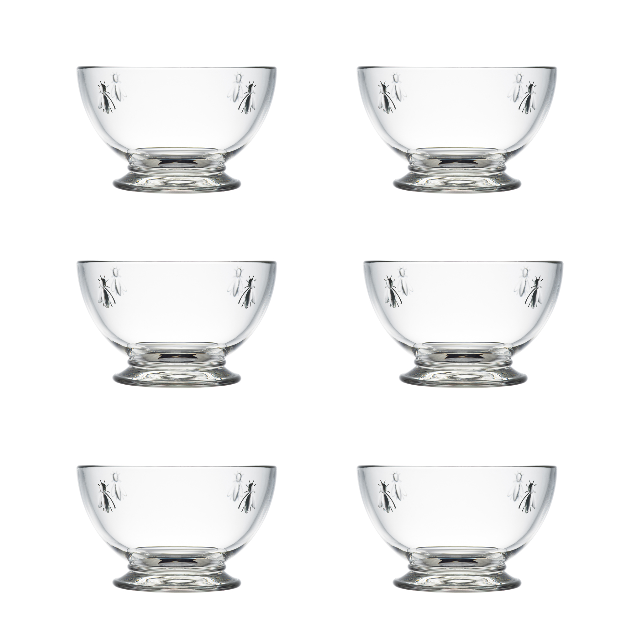 La Rochère Glasskål Abeille 6 st