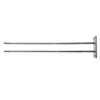 Hippie de Luxe Glashängare 4 Glas Silver Vägg