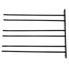 Hippie de Luxe Glashängare 12 Glas Svart Vägg