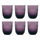 La Rochère Vattenglas Ouessant Aubergine 6 st