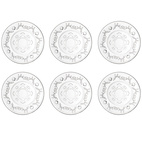 La Rochère Liten Assiett Versailles 6 st