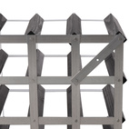 Vinställ 16 Flaskor Monterat Svart