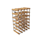 Vinställ 30 Flaskor Monterat Ljust Trä