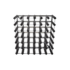 Vinställ 42 Flaskor Omonterat Svart