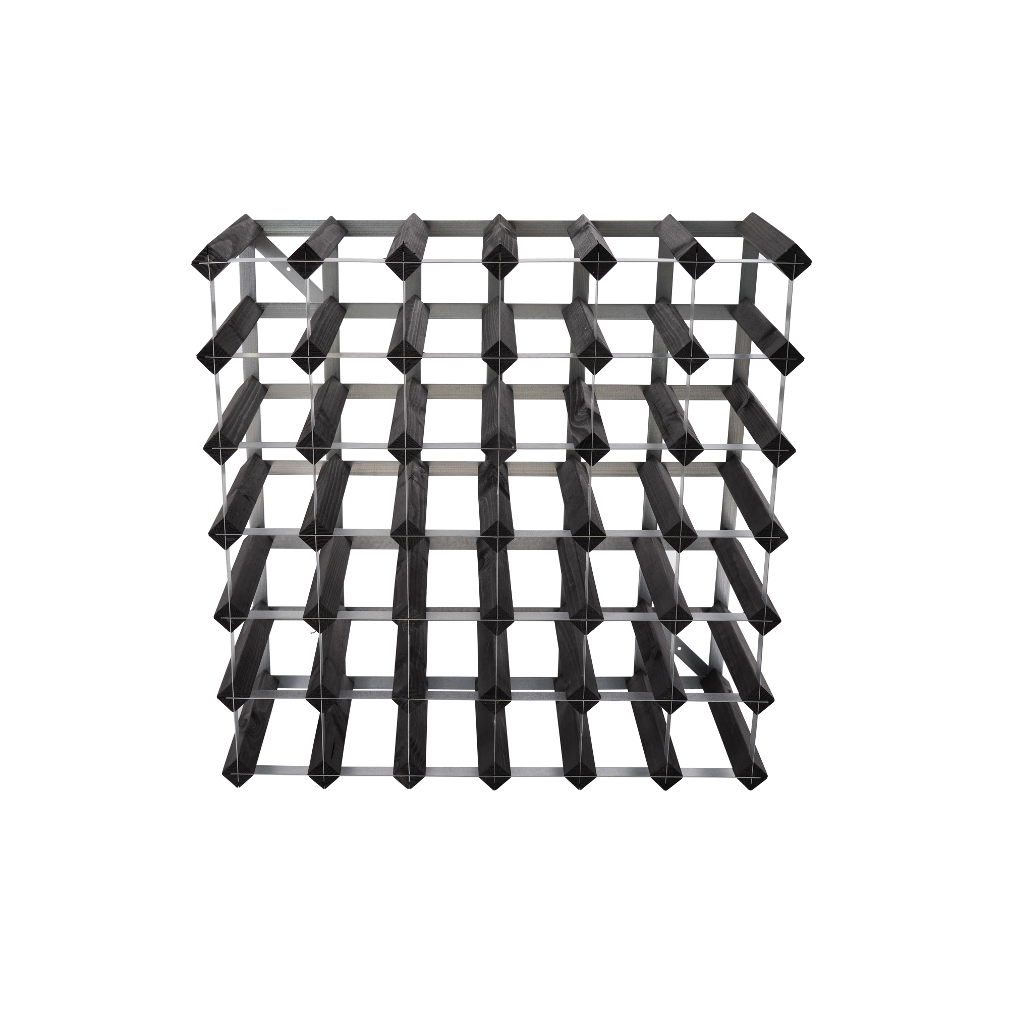 Vinställ 42 Flaskor Omonterat Svart